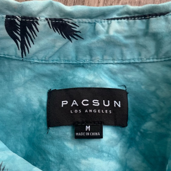 Palm Tree Button Down Shirt - Picture 4 of 4